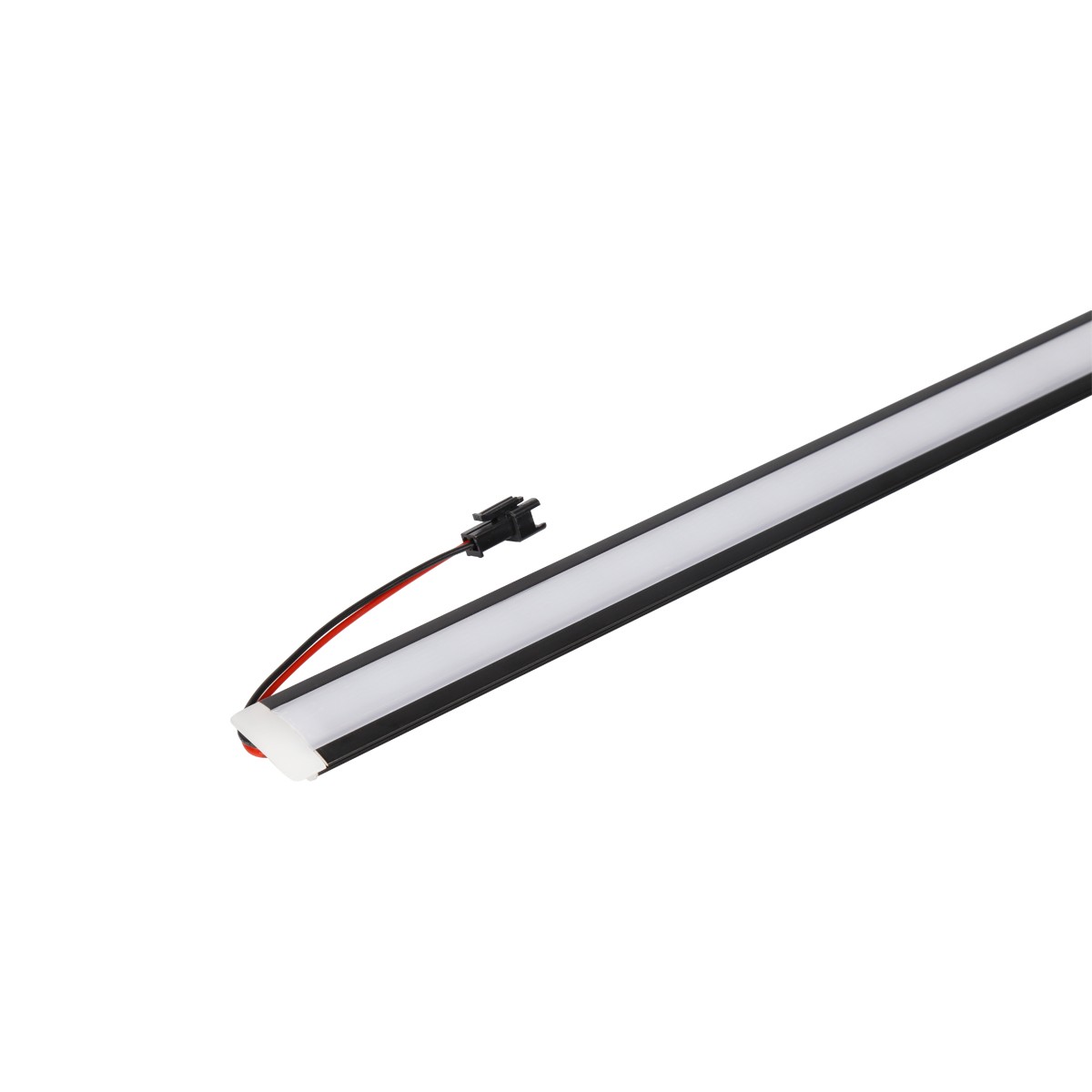 嵌入式衣柜展示柜米兰体育氧化黑色酒柜层板嵌入式LED灯条